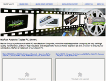 Tablet Screenshot of maixin-china.net